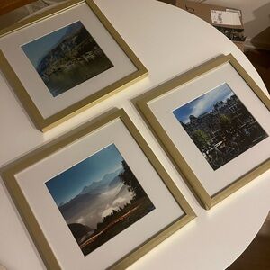 Set of Three Gold Frames